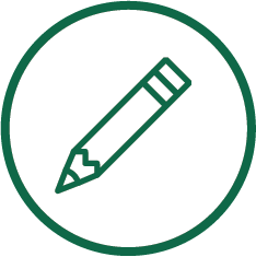 graphic displaying a pencil