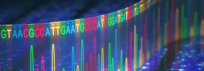 Gene sequencing graphic