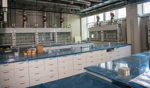 New chemistry building labs