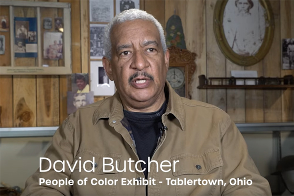 David Butcher, People of Color Exhibit on Tablertown, Ohio