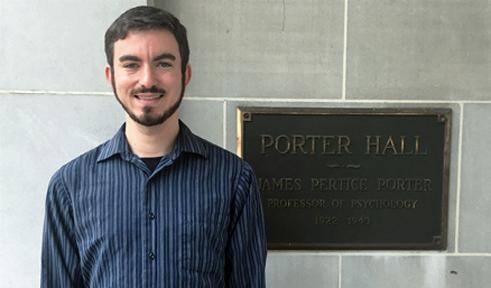 Levi Toback, portrait by Porter Hall sign