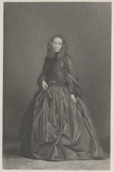 Full length portrait of Elizabeth Barrett Browning