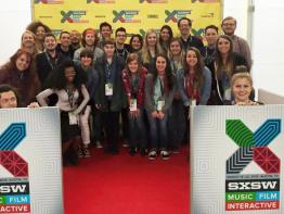 MDIA students pose at SXSW