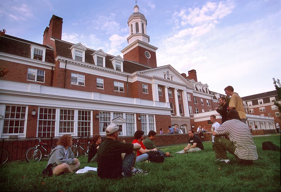 The East Green on Ohio University's Athens campus.