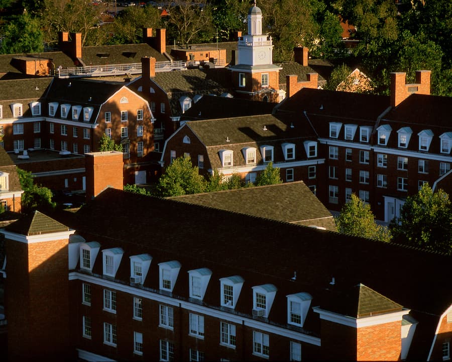 The West Green on Ohio University's Athens campus.