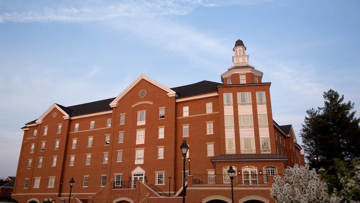 Alvin C. Adams Hall on South Green at Ohio University