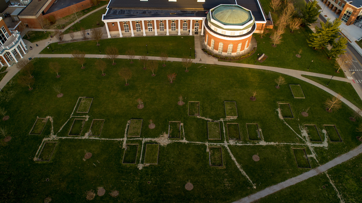 Aerial photo of Bicentennial Park