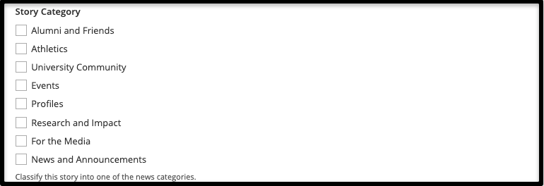 Add Story Category