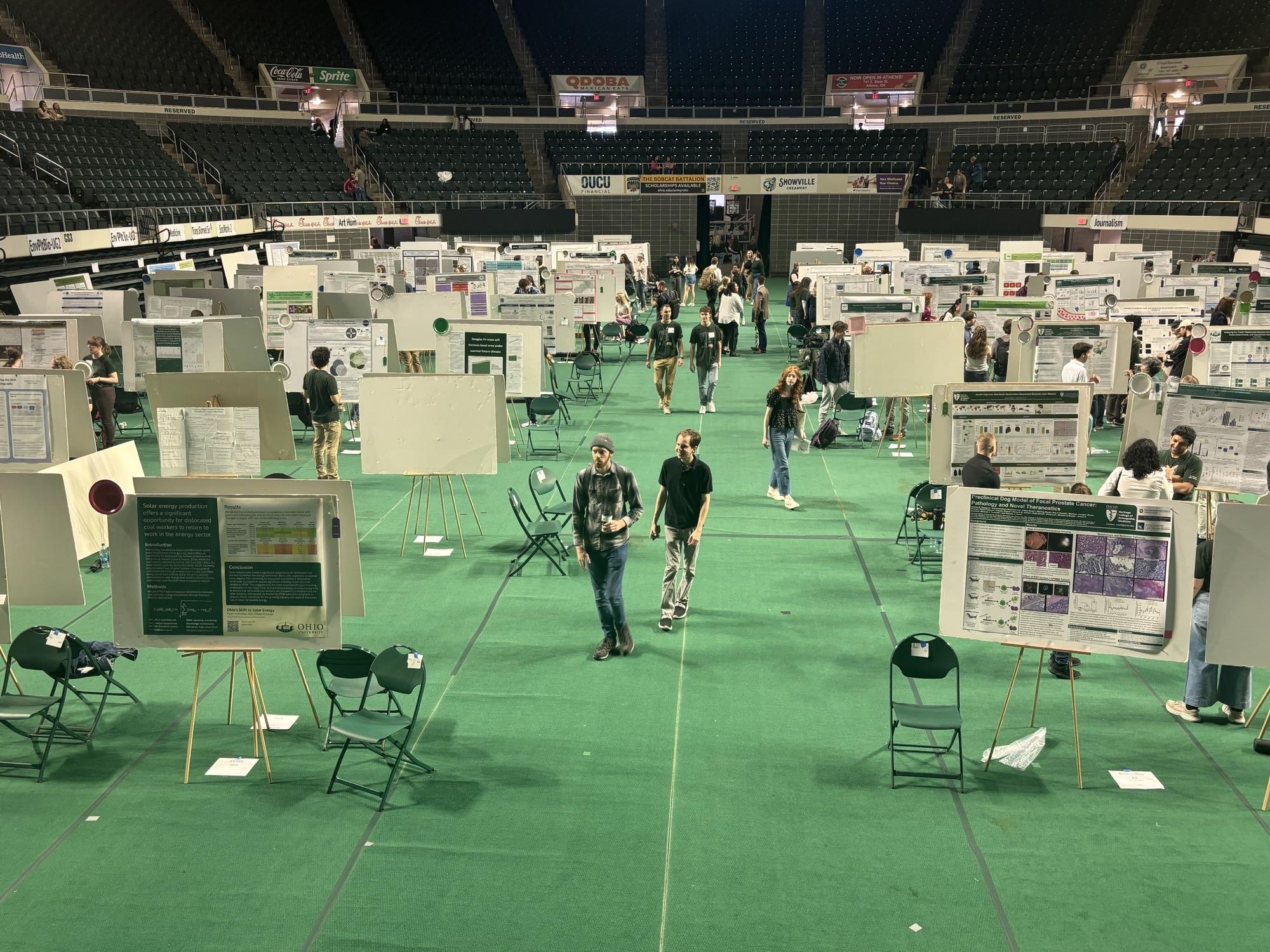 A wide shot of the Convo floor during Expo
