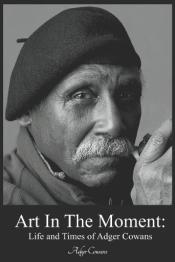 Black and white image of man wearing a beret, book title at bottom.