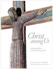 Sculpture of Christ on the Cross with book title on right of cover.