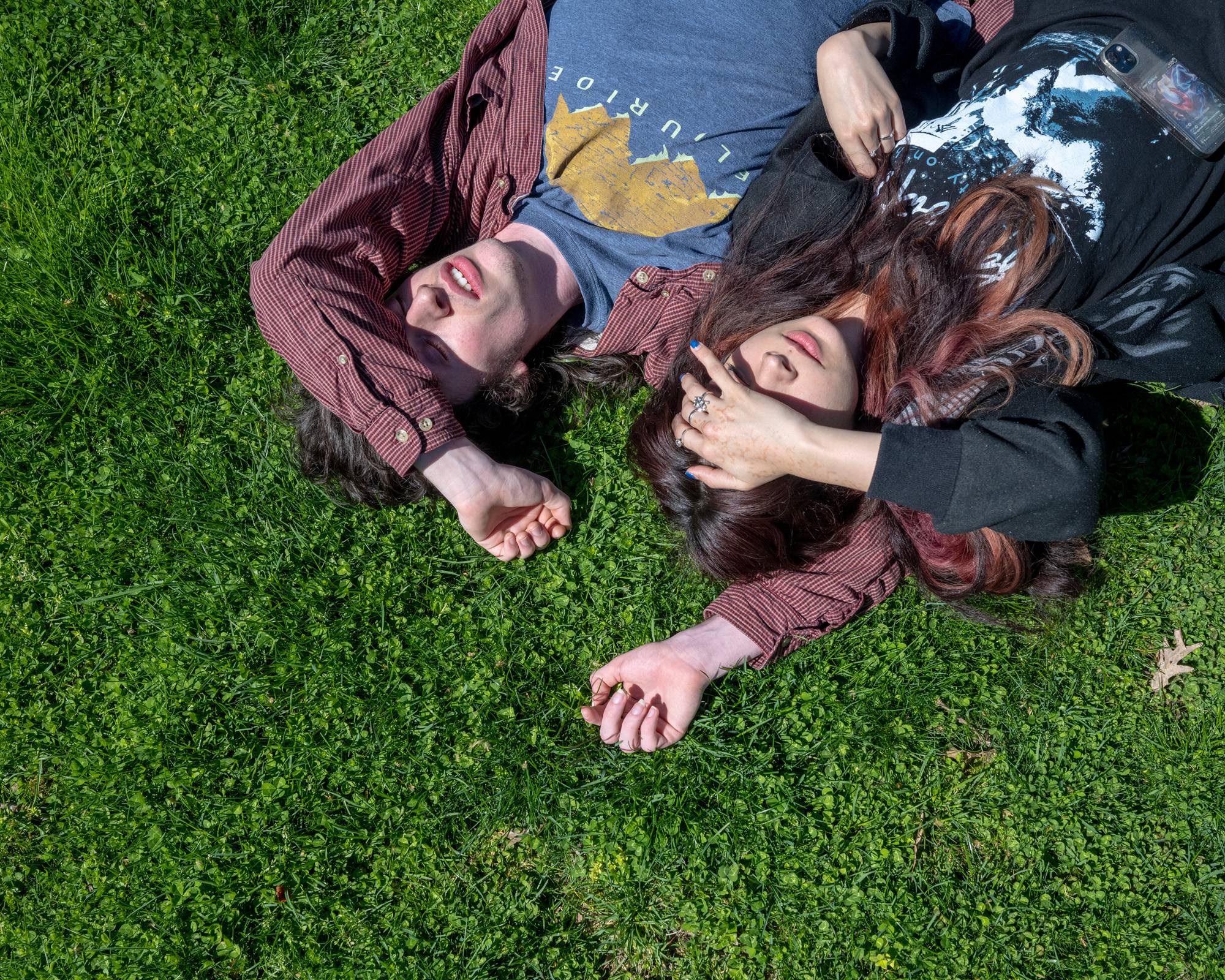 The College Green is a perfect place to relax on a warm spring day.