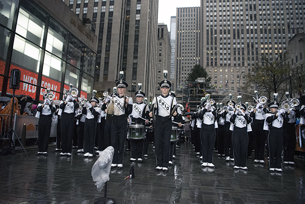 The Marching 110 performs during NBC's TODAY Show.