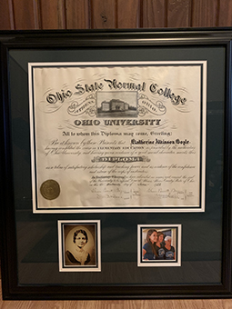Great-Grandmother's Diploma from 1922