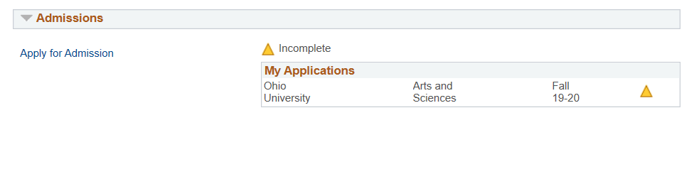 uf college application status