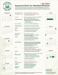 Admitted Student Calendar 5-17