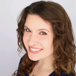 Headshot of Sarah Heink in front of a white background