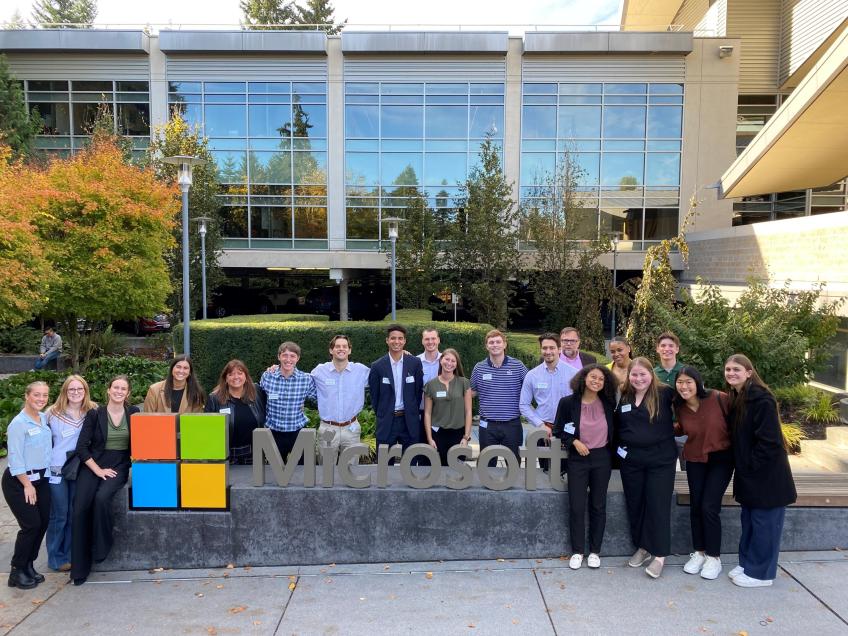 Microsoft Headquarters in Seattle - Group Shot