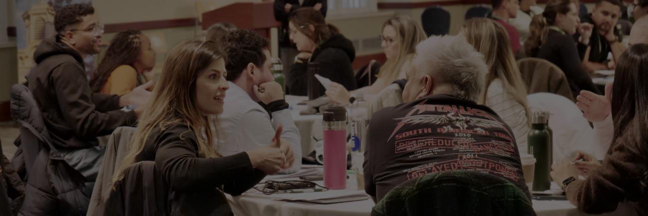 Participants at a College of Business Executive event