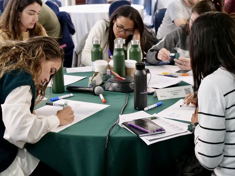 Participants at a College of Business Executive event