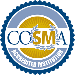 COSMA accredited institution seal