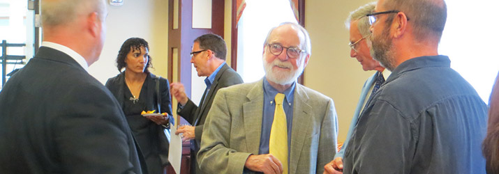 Area judges and lawyers visit campus and meet with students and faculty