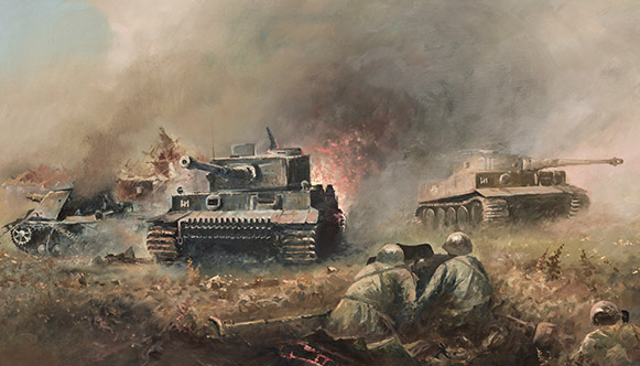 World War II painting