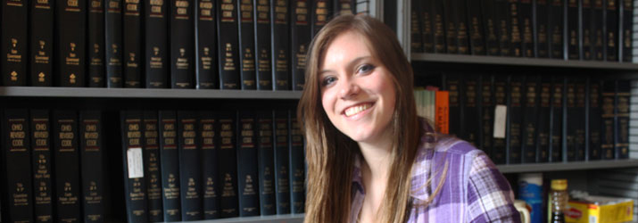 Phoenix Crane '17 in a law office that offers internships. She is a Psychology major, pursuing an English minor and a certificate in Women's, Gender, and Sexuality Studies.