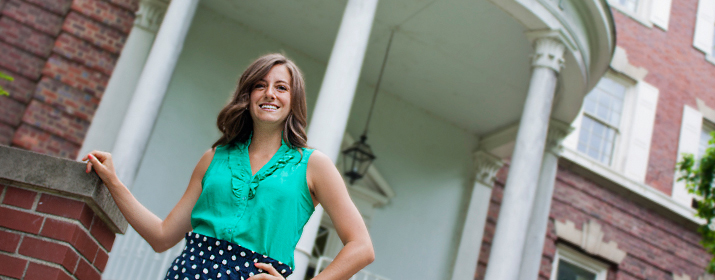 Amanda Cotleur'14 studied English and was hired by a public relations firm.