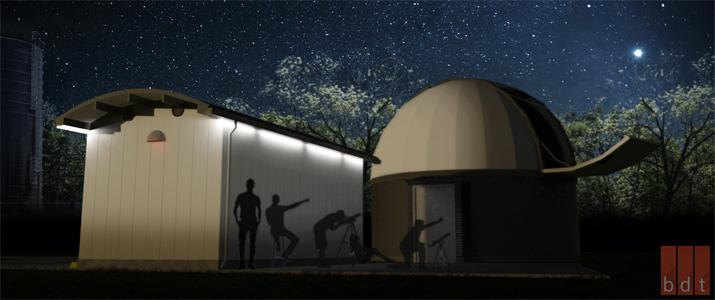 Architect's rendering of the observatory