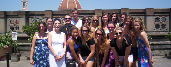 Students spent the summer in Italy and earned one year of language requirement.