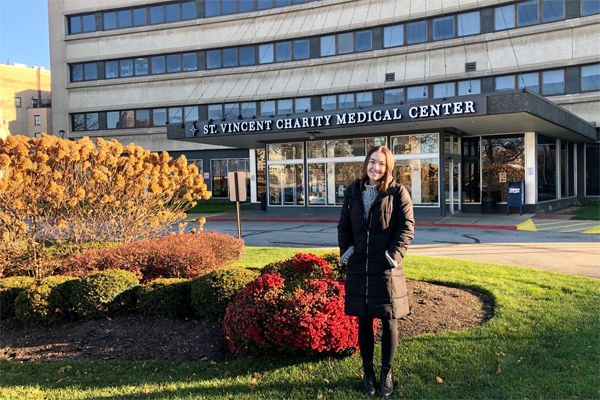 Liz Lattner at St. Vincent Charity Medical Center