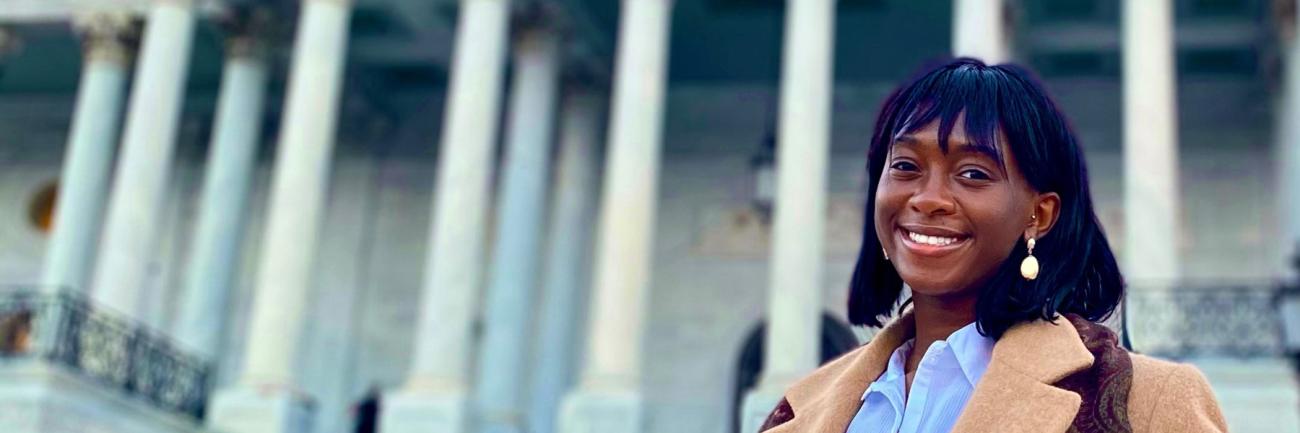 Sarah Ladipo at the U.S. Capitol