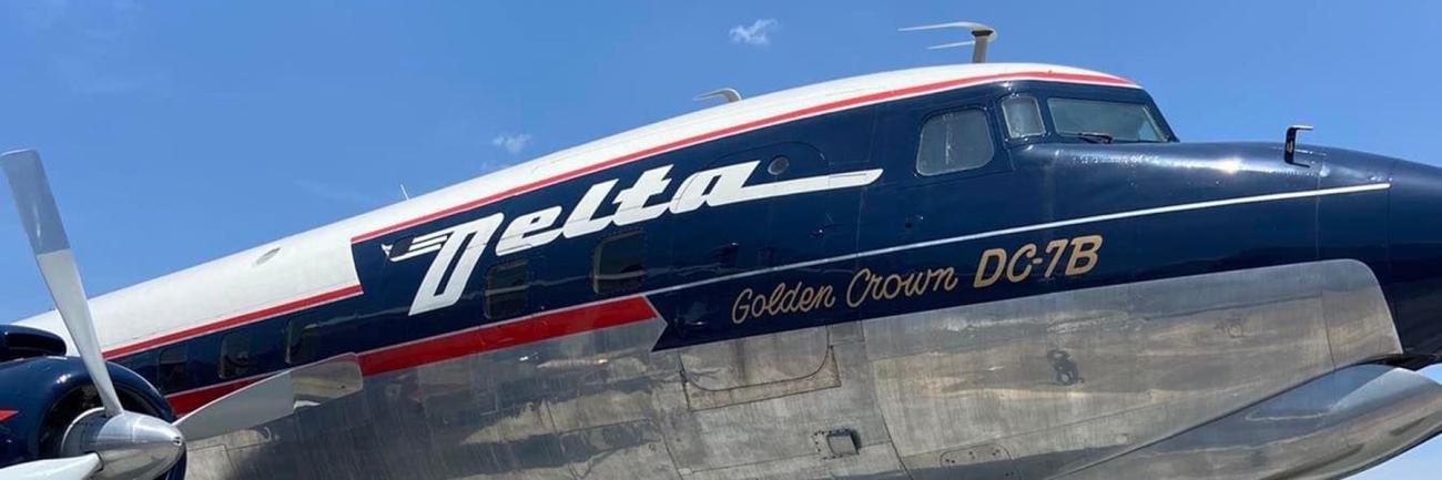 Historic Delta Golden Crown DC-7B