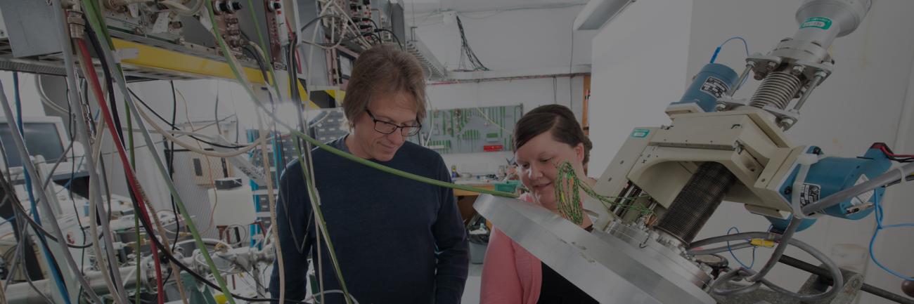 Physics faculty in the Edwards Accelerator Laboratory