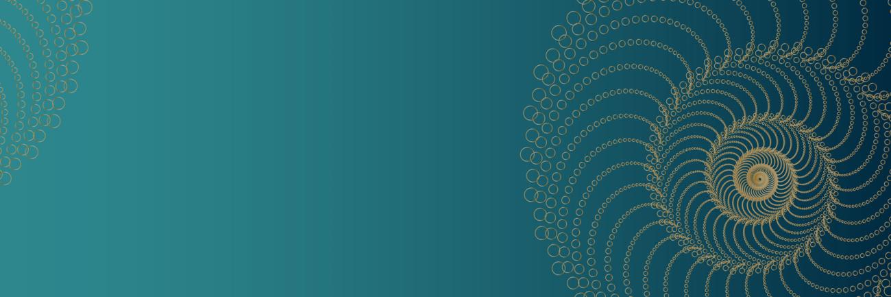 An illustration of a swirling nautilus