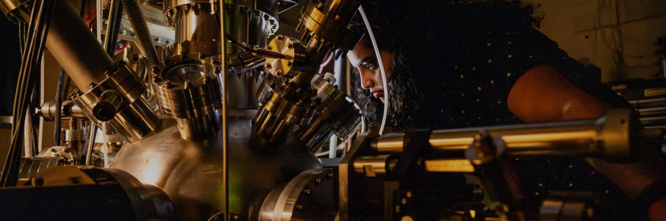 scanning tunneling microscopy in Dr. Art Smith's lab