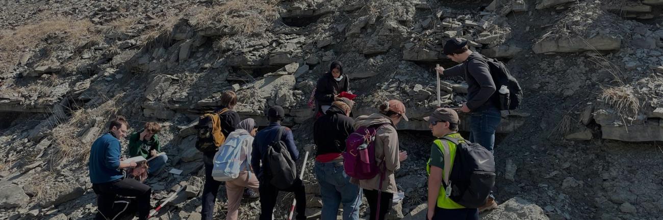 Ohio University students on a field trip in Appalachia