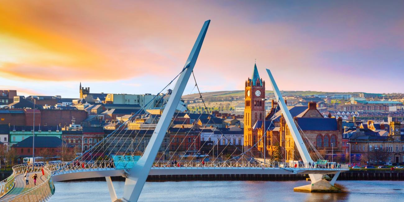 Derry Ireland Cityscape