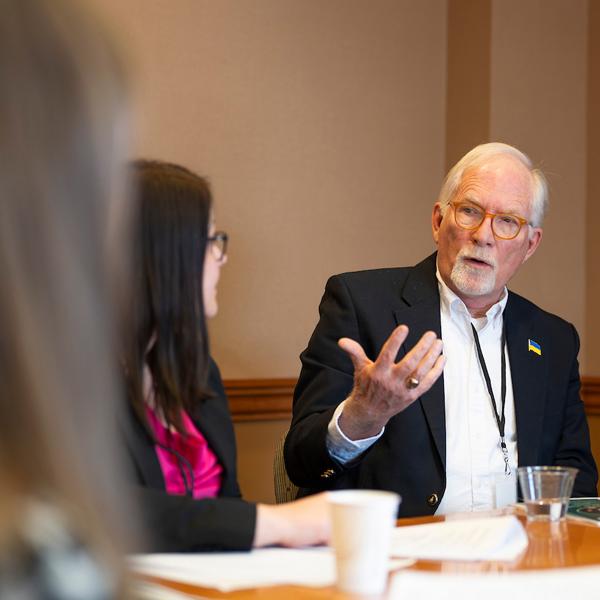 David Crane at Pre-Law day