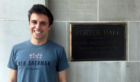 Ethan Schmerling, portrait by Porter Hall sign