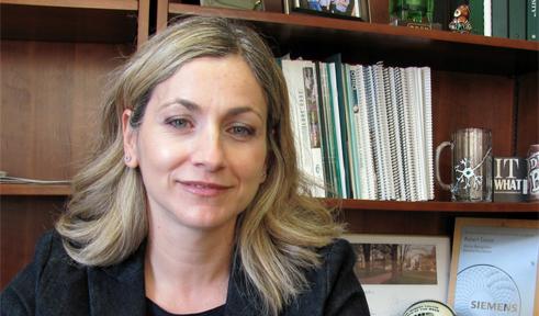 Maria Chatzidaki Livanis, portrait in office