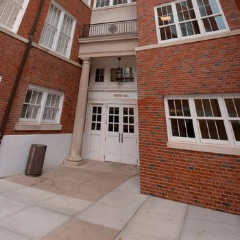 Porter Hall, home of the Psychology Department