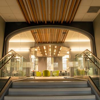 Ellis Hall staircase