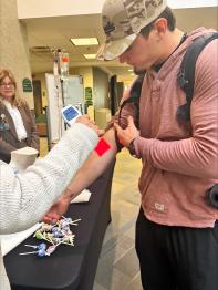 Student participation in simulation demo