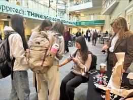 Students participating in simulation demonstrations