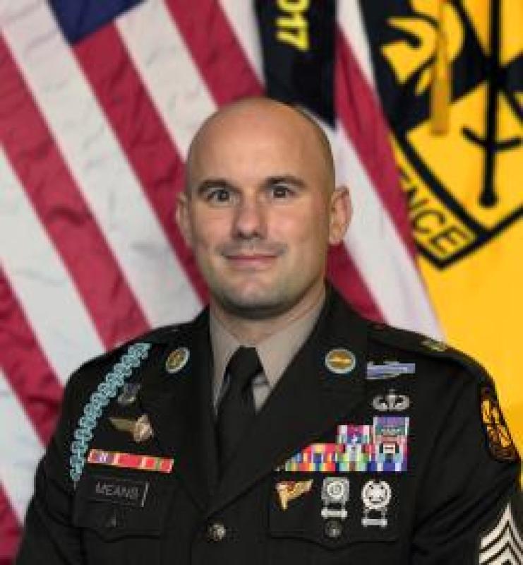 Master Sergeant Tyler Means Headshot