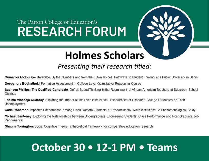 Patton College of Education's Research Forum
