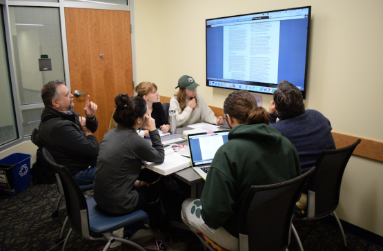 Group of Students Studying