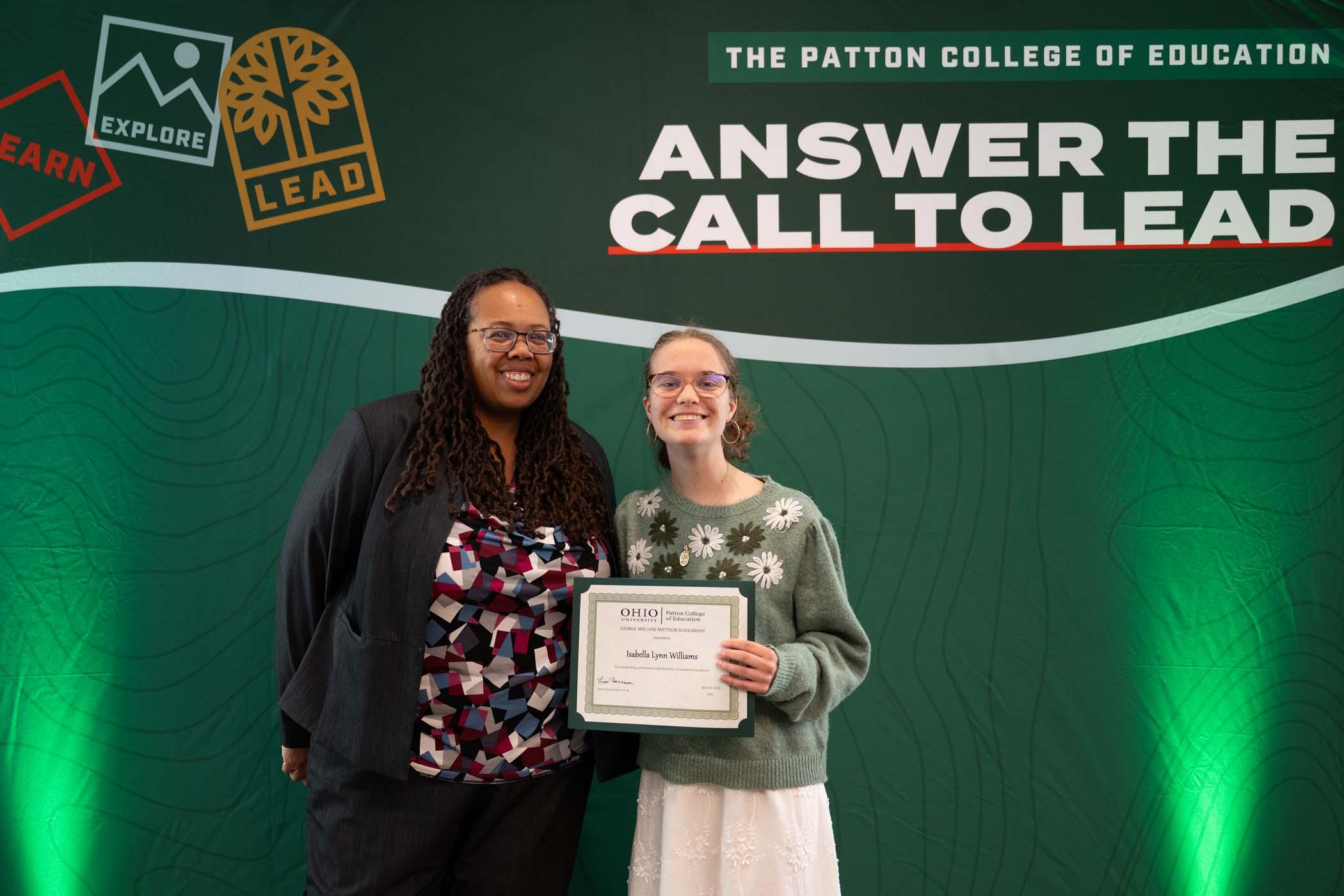 George and June Mattson Scholarship 2026-27